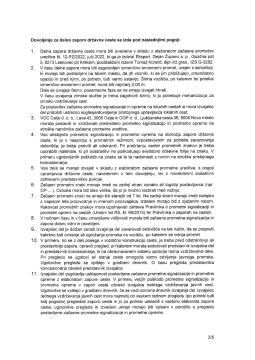 Delna zapora ceste Bistrica - Bizeljsko 1